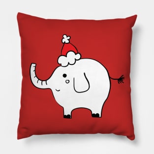 Christmas Elephant Pillow