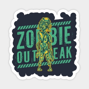 Zombie outbreak Magnet