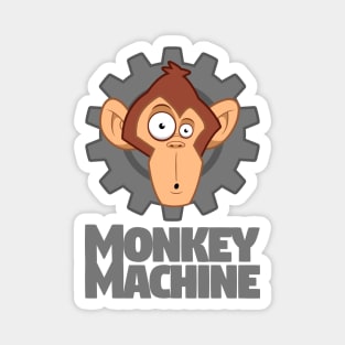 Monkey Machine Logo Magnet