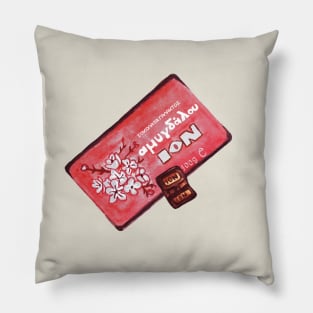 Chocolate Love Illustration Pillow