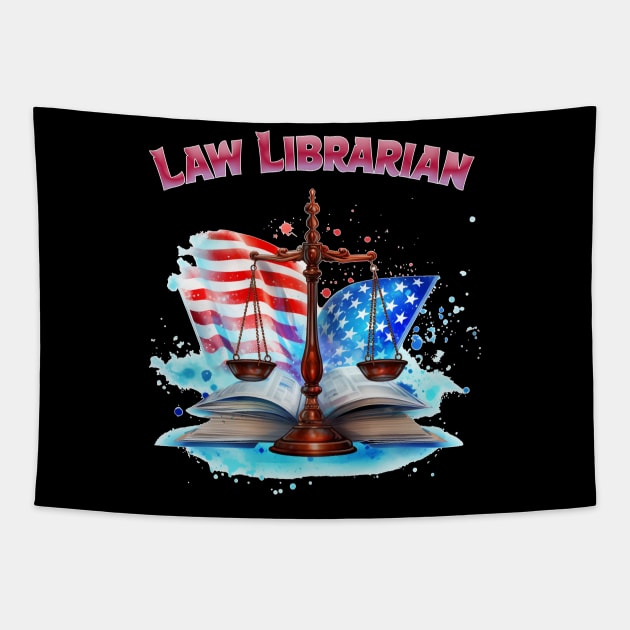 law librarian Tapestry by AssoDesign