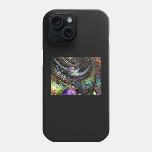 Colorful Silks for Fractal Kimonos Phone Case