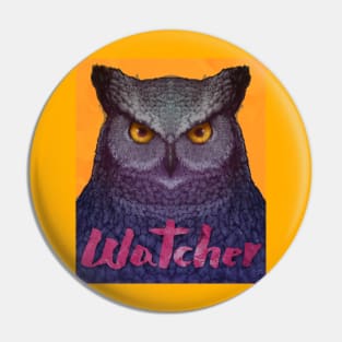 Owl Watcher Pin