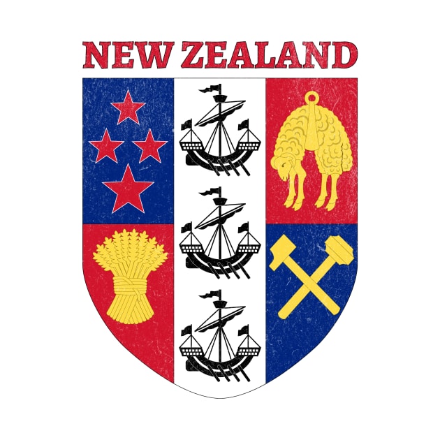 New Zealand Coat of Arms by SunburstGeo