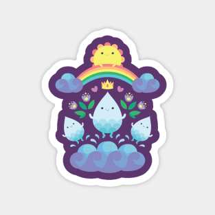 Happy water spirits Magnet