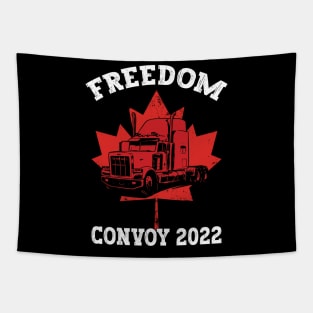 Freedom Convoy 2022, Truckers For Freedom, Truck Convoy, Trucker Convoy Support Truckers Canadian Truckers Tapestry