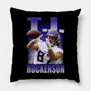 TJ Hockenson Bootleg Pillow