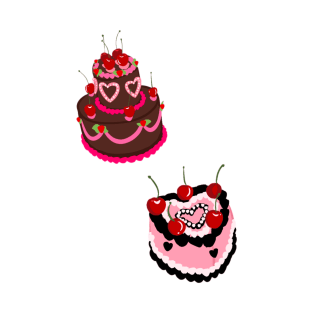 Cute cakes no background T-Shirt