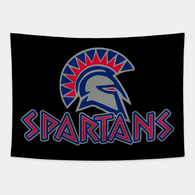 Spartans Sports Logo Tapestry by DavesTees