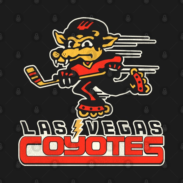 Retro Defunct Las Vegas Coyotes Roller Hockey by darklordpug