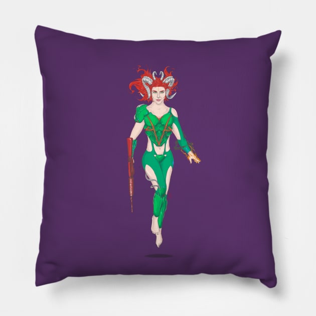 Doom girl Pillow by nktmrkv