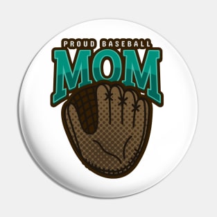 Baseball Mom T-shirt Pin