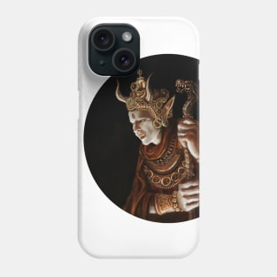 Awesome Heavy Metal Golden Devil Demon of Darkness Phone Case