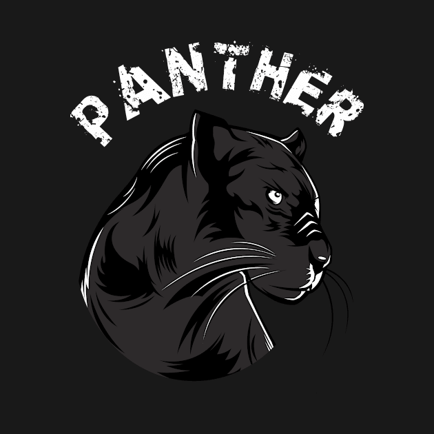 Panther Animal Lover Gift Design Motif by Shirtjaeger