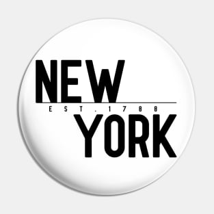 New York Est. 1788 Pin