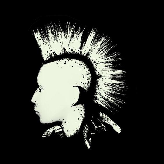 Punk Rocker With Mohawk by NormanX