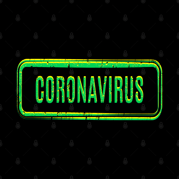 Coronavirus green logo, quarantine, corona, virus, pandemic, covid 19, covid19, social distancing, stay home, covid by Semenov