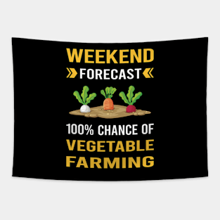 Weekend Forecast Vegetable Farming Farm Farmer Tapestry