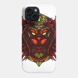 Lion King Head Illustration Artwork Phone Case