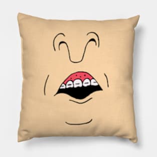 Butthead Mouth Pillow