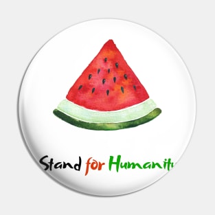 Humanity for free Pin