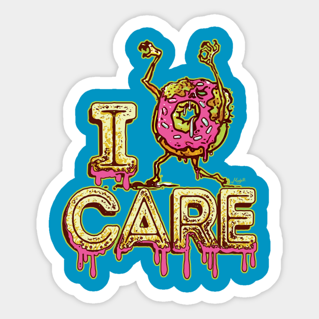 I Donut Caree - Donut - Sticker