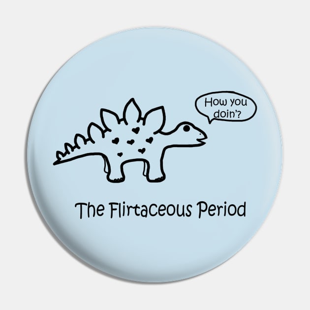 Flirtaceous Pocket Pin by PelicanAndWolf