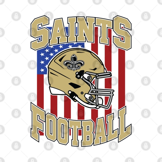 Retro Saints Football by Cemploex_Art