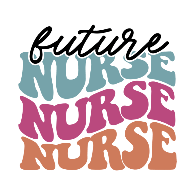 Wavy Future Nurse Nursing Nurses by fromherotozero