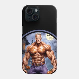 Muscle Daddy on Halloween Night Phone Case