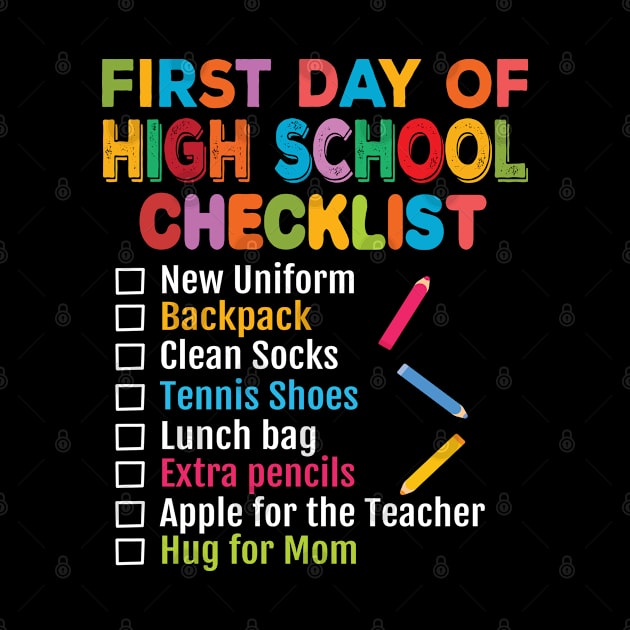 First Day of High School Teacher Student Back to School 2019 by BestSellerDesign