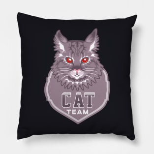 Team Cat is an amazing group of passionate individuals who share a deep love for cats Pillow