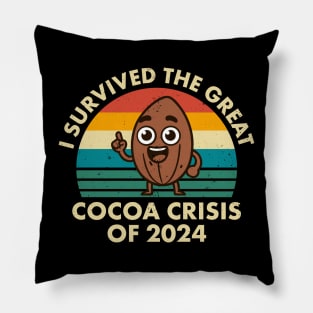 Cocoa Shortage Survivor - Chocolate Meltdown Pillow