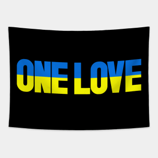 ONE LOVE FOR UKRAINE Tapestry