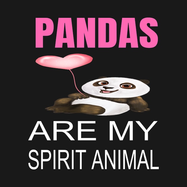 Pandas are my spirit animal by houssem