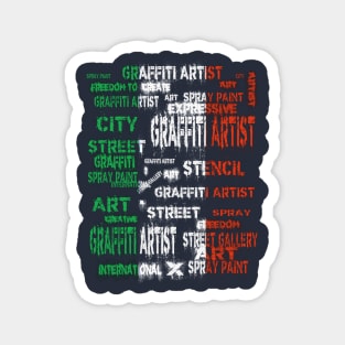 Italian International Street Art Festival Splash Graffiti Magnet