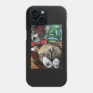 Corgi love Phone Case