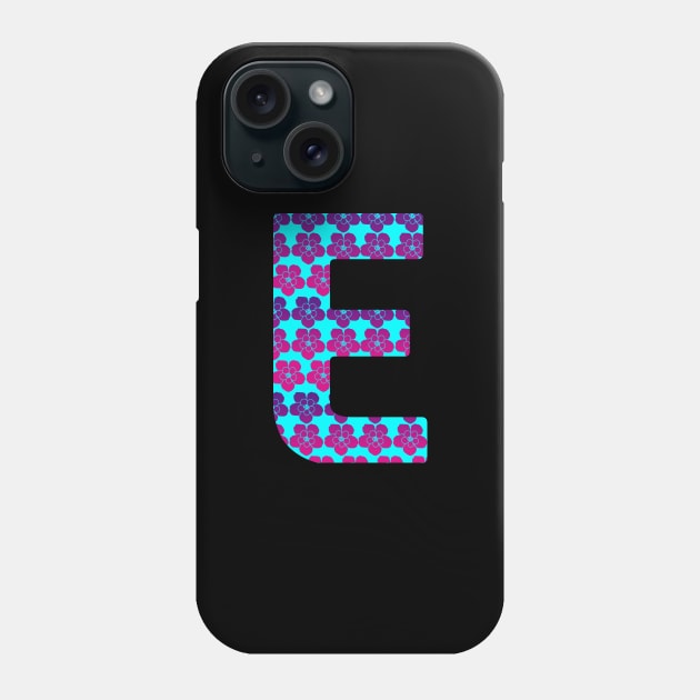 letter e from roses Phone Case by Dolta