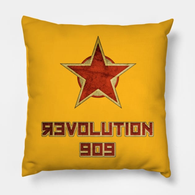 REVOLUTION909 Pillow by KIMIDIGI