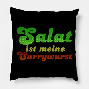 Salat ist meine Currywurst Pillow