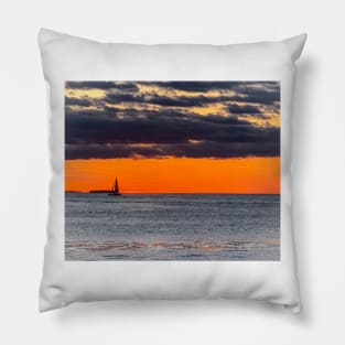 Sailing at Sunset Pillow