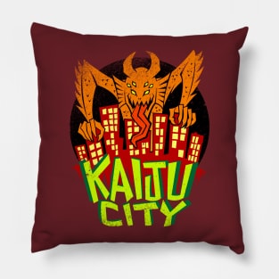 Kaiju City Pillow