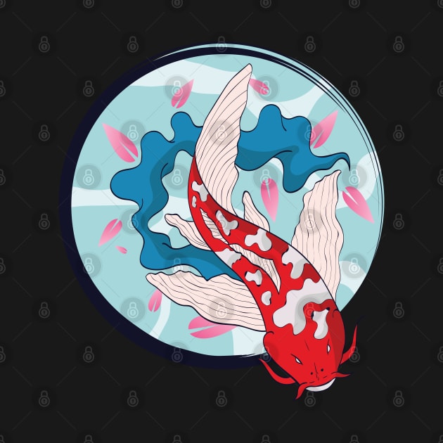 Koi fish by Linoir