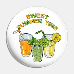 Sweet Summer Time - Cold Drinks Pin