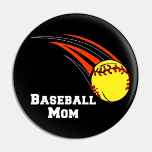 Baseball Mom Pin