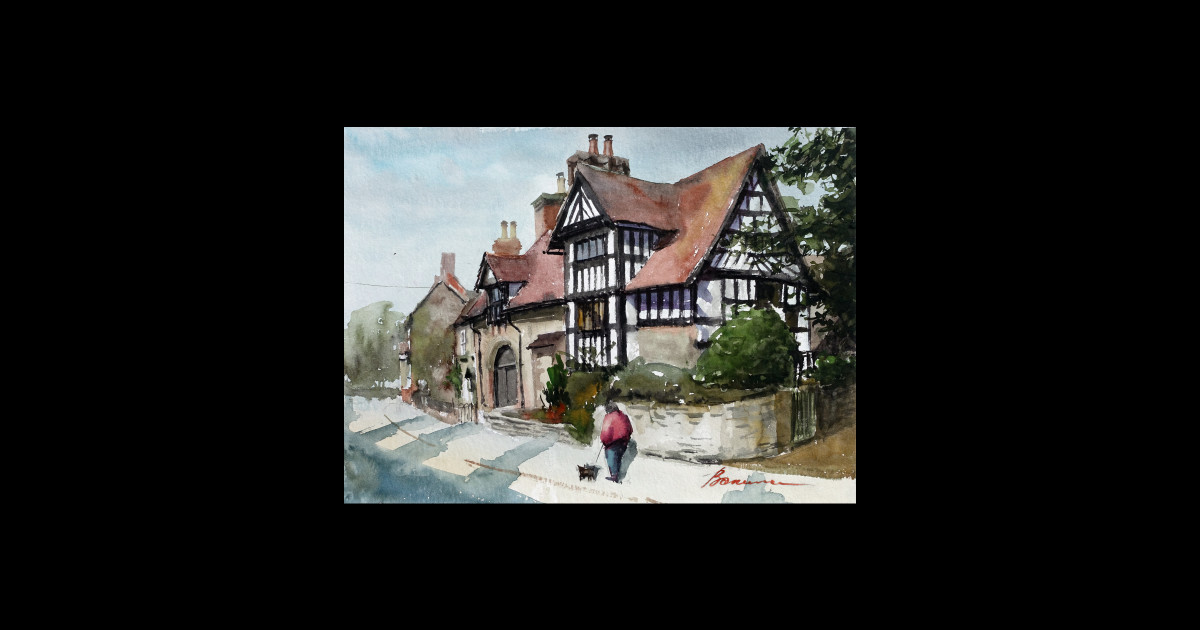 Ashfield Hall, Much Wenlock, England Ashfield Hall Sticker TeePublic