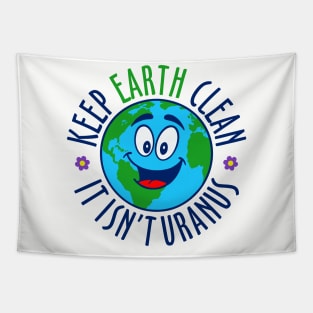 Keep Earth Clean Tapestry