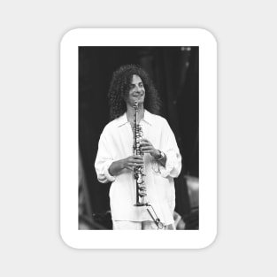 Kenny G BW Photograph Magnet