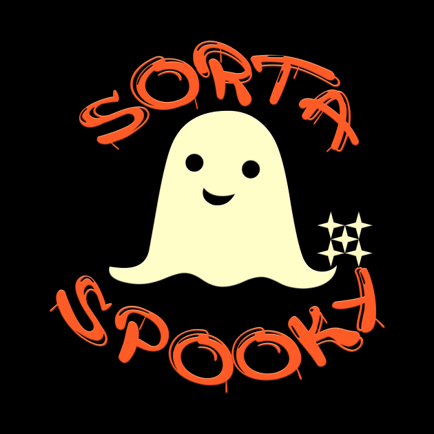 Sorta Spooky Adorable Ghost by Salaar Design Hub