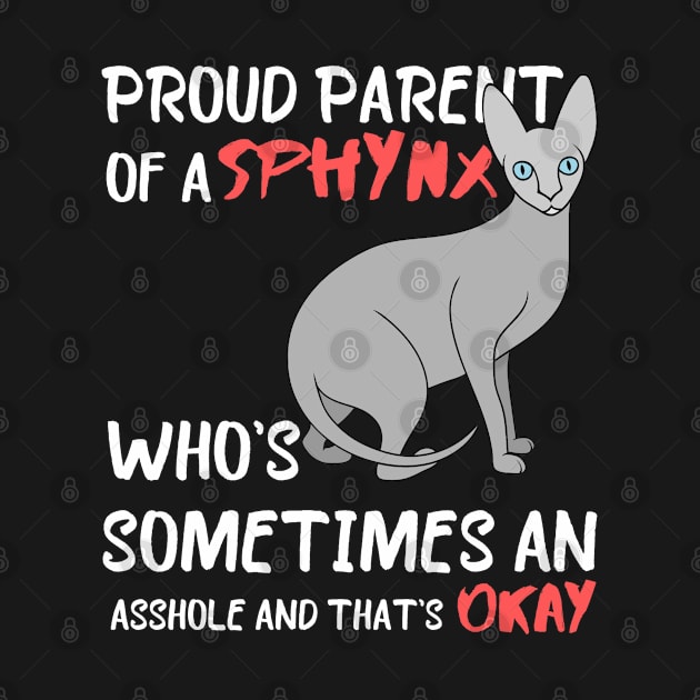 Proud Parents of Sphynx Pet Cat by Azulan Creatives